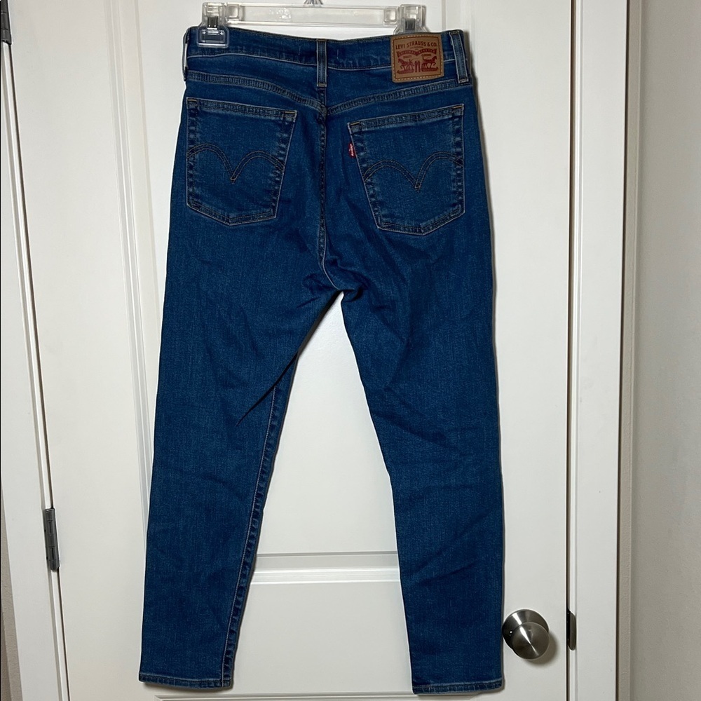 Levi’s Wedgie Skinny Button Fly Denim Blue Jeans Size 28 - Picture 3 of 5